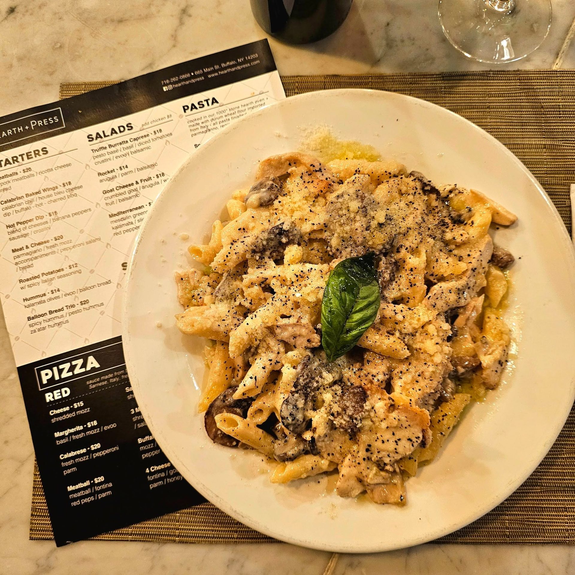 Lightly creamy, hearty & filling